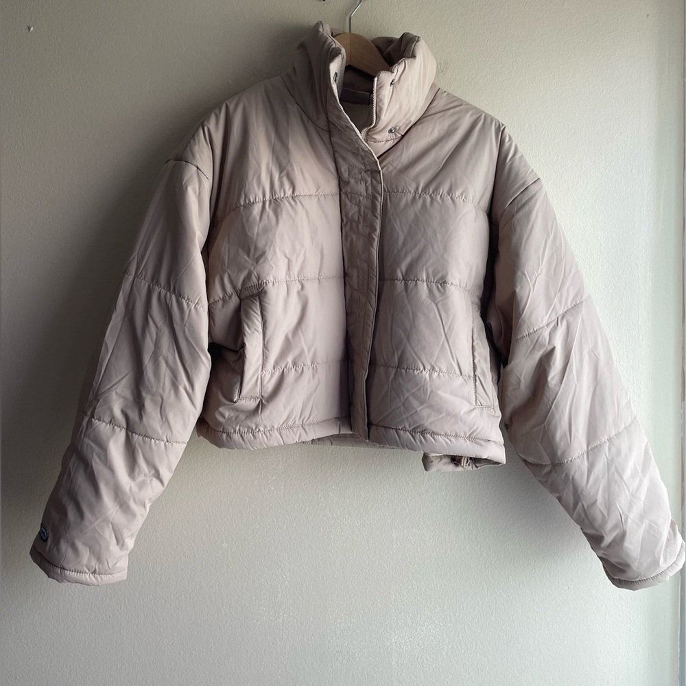 The Fifth Label Women Beige Puffer Jacket Size Medium